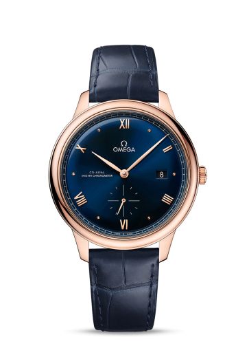 Omega De Ville Small Seconds Master Chronometer Sedna Gold / Blue